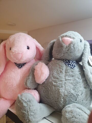 Игрушка-подушка с пледом "Зайка" 100/140