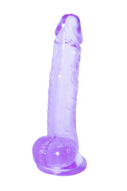Прозрачный дилдо Intergalactic Rocket Purple