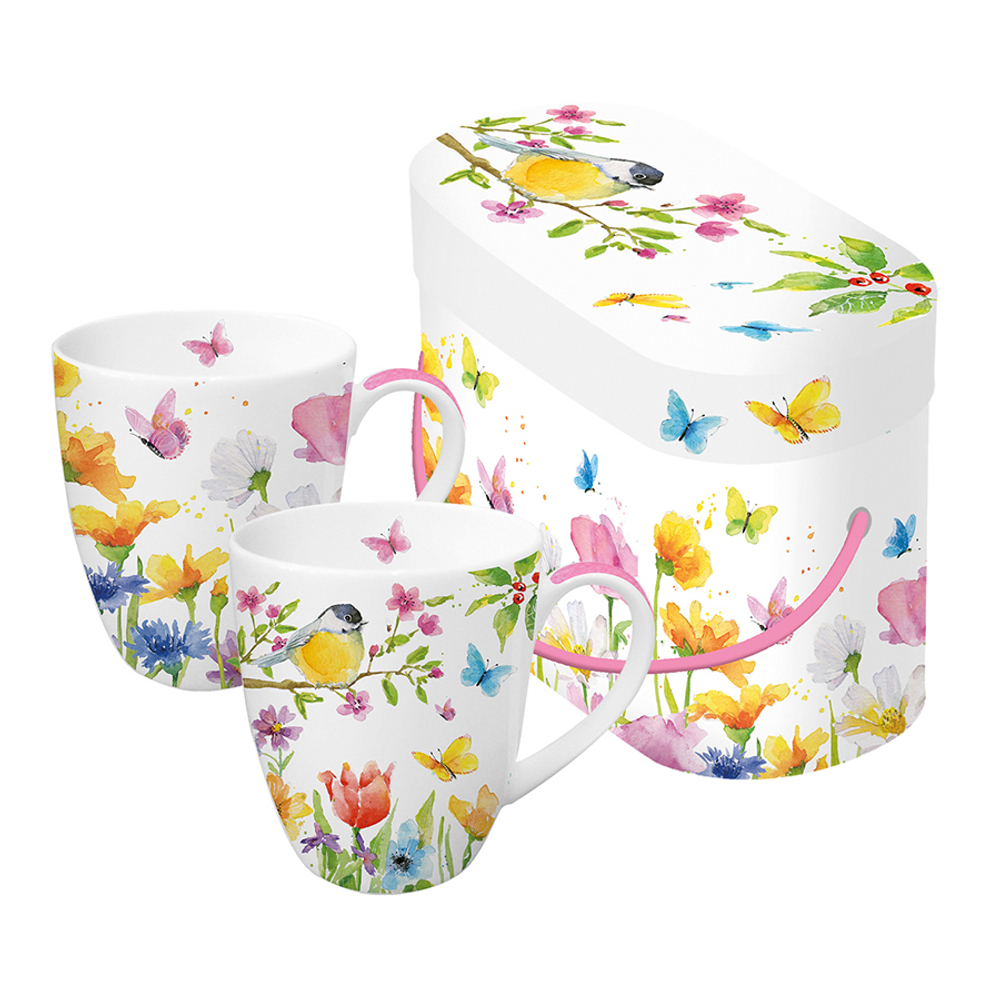 Набор кружек в подарочной упаковке Spring 350 мл Paperproducts Design