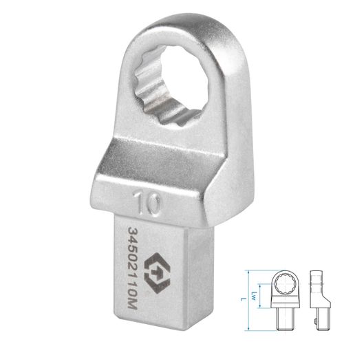 KING TONY (34502110M) Насадка накидная серии "FIT", 10 мм, 9х12 мм