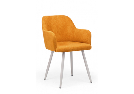 Стул на металлокаркасе Woodville Инфини терракота (ocean 015), серый