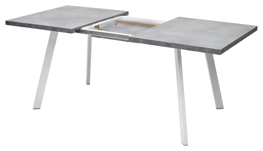 Стол М-City DISAUR Брик М (Brick M) 140 Бетон Портленд, Белый