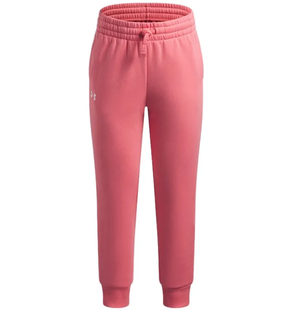 Брюки для девочки Under Armour Rival Fleece - bittersweet pink/white