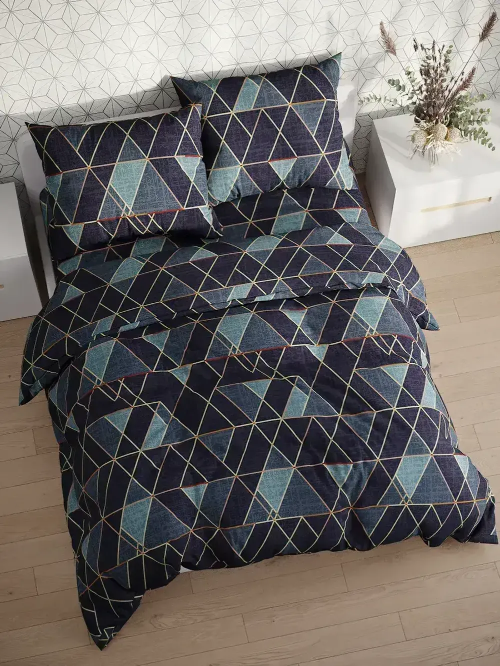 Наволочка комплект 2шт перкаль Сказка "Энигма" 40x60 см на молнии