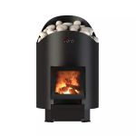 Дровяная банная печь Grill'D Aurora 160 Short (дверца со стеклом)