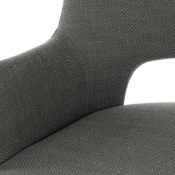 Стул Onsen 2, темно-серый, черные ножки