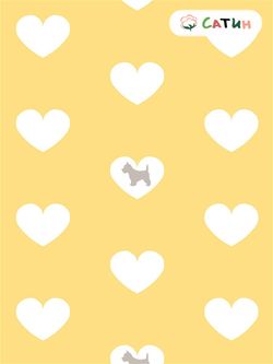 Постельное белье Milky Garden "Dogs (сатин)/Жизель (сатин)" 1,5-сп  Наволочка 50х70 см 2 шт  Простынь на резинке 90х200 см  Пододеяльник 145х215 см