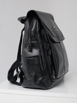 Рюкзак женский кожаный, черный