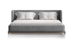 Кровать Basic спальное место 180*200 см (серый, антивандальная)