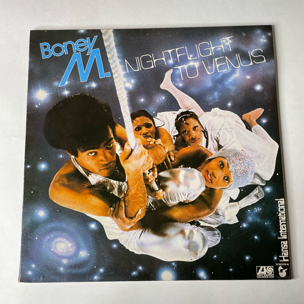 Винтажная виниловая пластинка LP Бони М Boney M. Nightflight To Venus (Англия 1978)