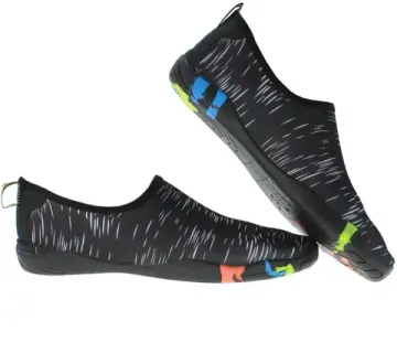 Коралловые тапки SunDoo Color Black&White Stripes