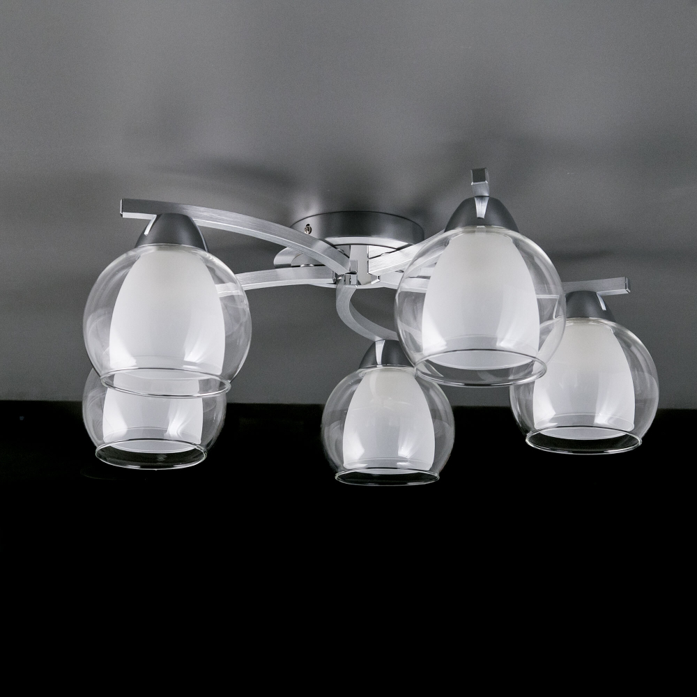 Citilux Кристи CL152157 Люстра потолочная Алюминий Хром