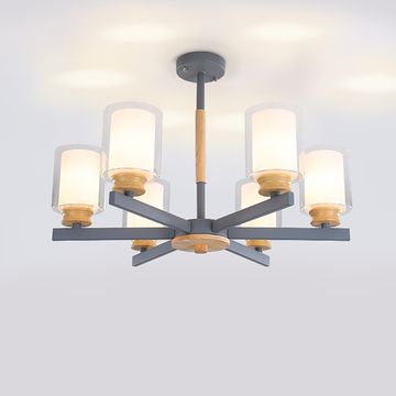 Дизайнерская люстра в скандинавском эко стиле INGAR