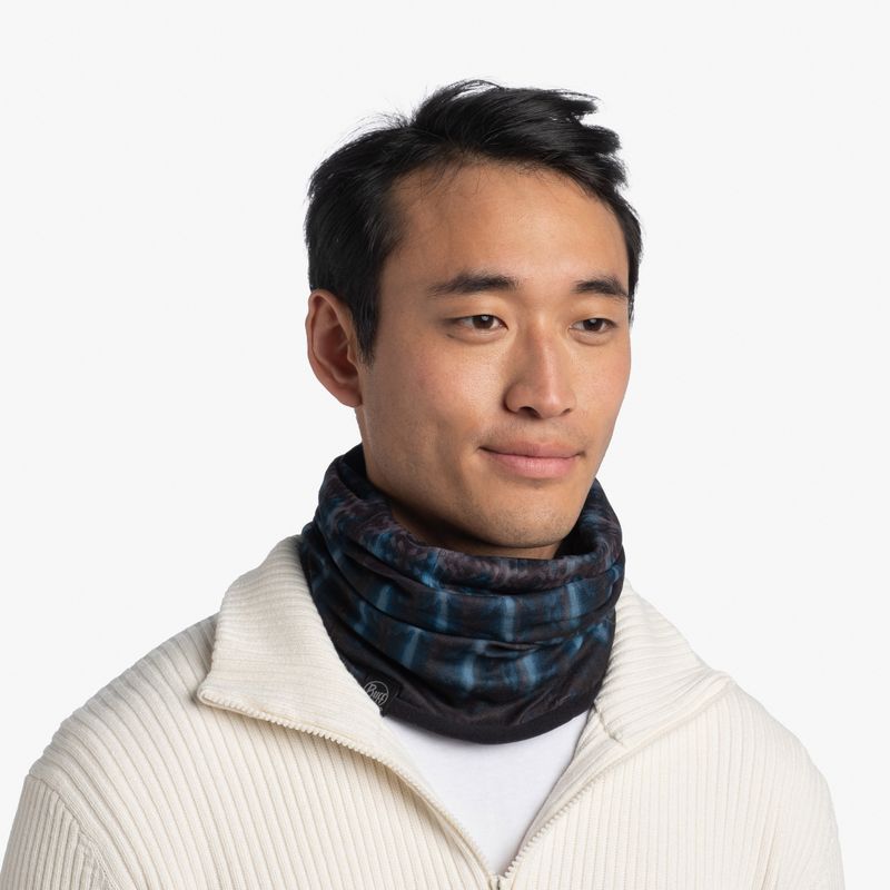 Шарф-труба с флисом двухсторонний Buff Polar Reversible Rowis Night Blue Фото 3