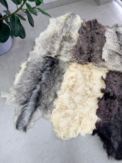 Ковер шкура козья Меховой