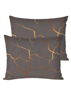 Постельное белье поплин Сказка "Кракле (серый)/Кракле (белый)" евро  Наволочка 50х70 см 2 шт Простынь на резинке 180x200 см Пододеяльник 200x215 см