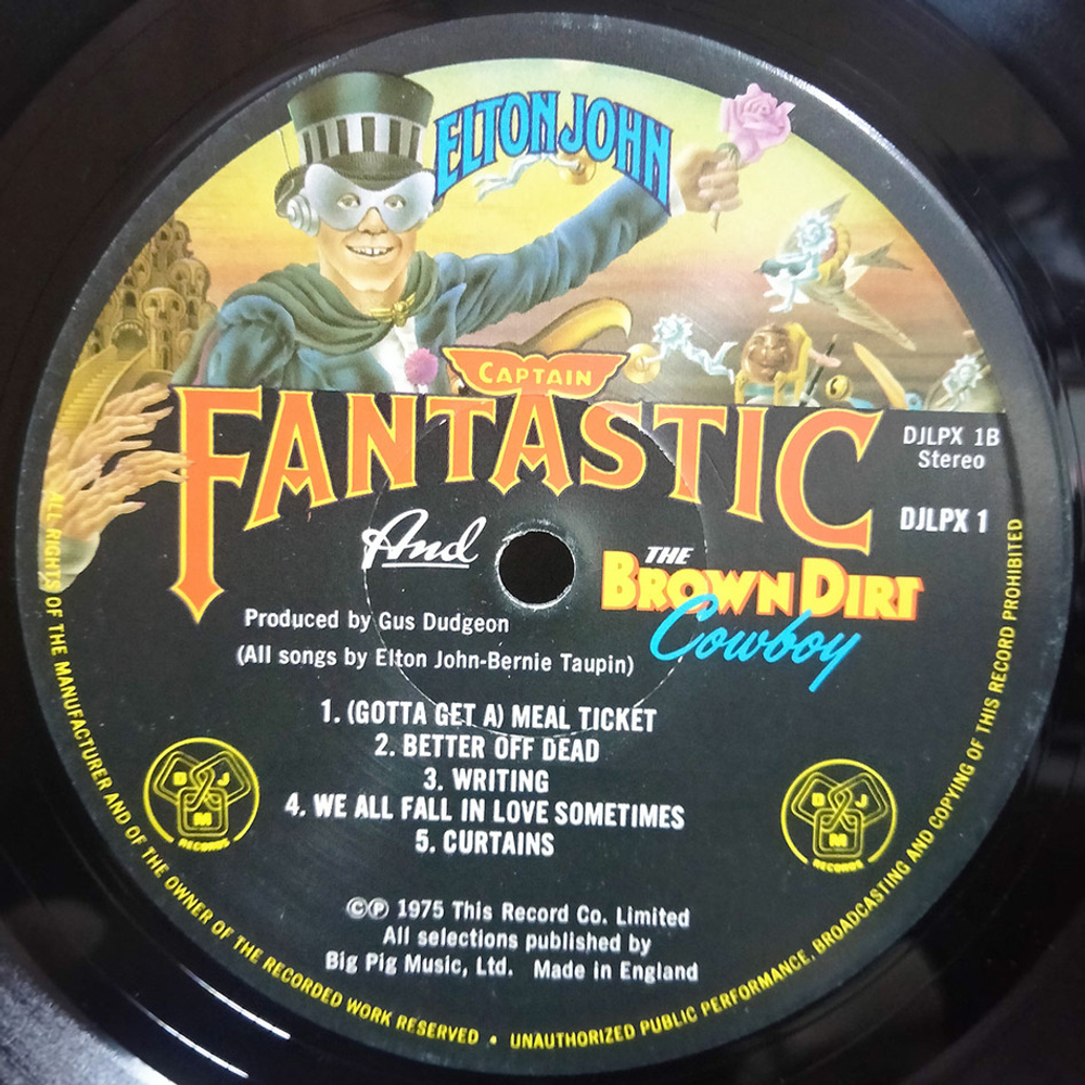 Elton John / Captain Fantastic And The Brown Dirt Cowboy (LP)