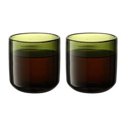 Набор стаканов Flowi, 310 мл, темно-зеленые, 2 шт.