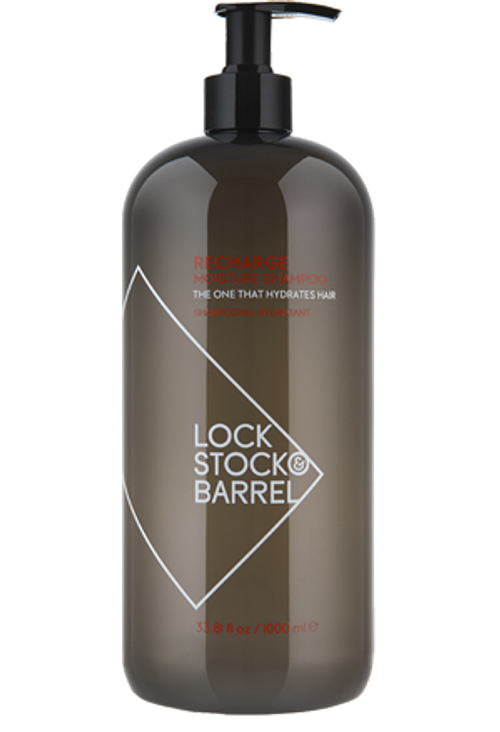 Lock Stock & Barrel Recharge Moisture Shampoo - Увлажняющий и Кондиционирующий Шампунь, 1000 мл