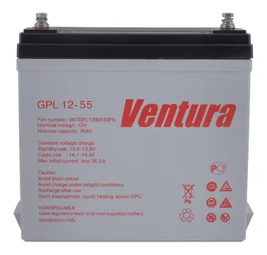 Аккумуляторы Ventura GPL 12-55 - фото 1