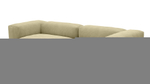 Диван Фиджи двухсекционный (большой) Cilium Cream 273*116*62 см, Кремовый Вельвет Нераскладной Фиеста
