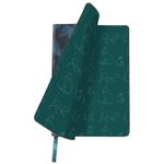 Ежедневник недатированный B6 (127х186 мм), BRAUBERG VISTA, под кожу, гибкий, срез фольга, 136 л., "Thickets", 112115