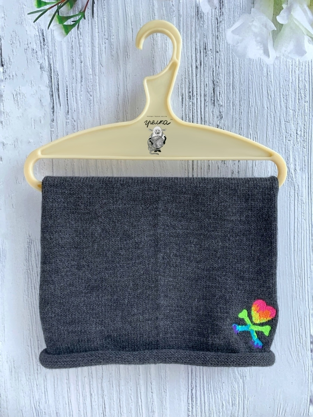 Шарф снуд женский зимний NEON