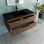 База под раковину Chiara 2D 1000 подвесная, 2 выкатных ящика soft-close, С.Oak