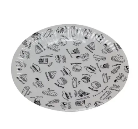 Тарелка бумажная d=230 мм Complement Black