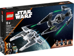 Конструктор Лего Стар Ворс Клык мандалорского истребителя LEGO Star Wars Mandalorian Fang Fighter TIE Interceptor  75348