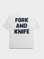 Купить Футболка Hardlunch оверсайз F&K белая Футболка Hardlunch оверсайз F&K белая