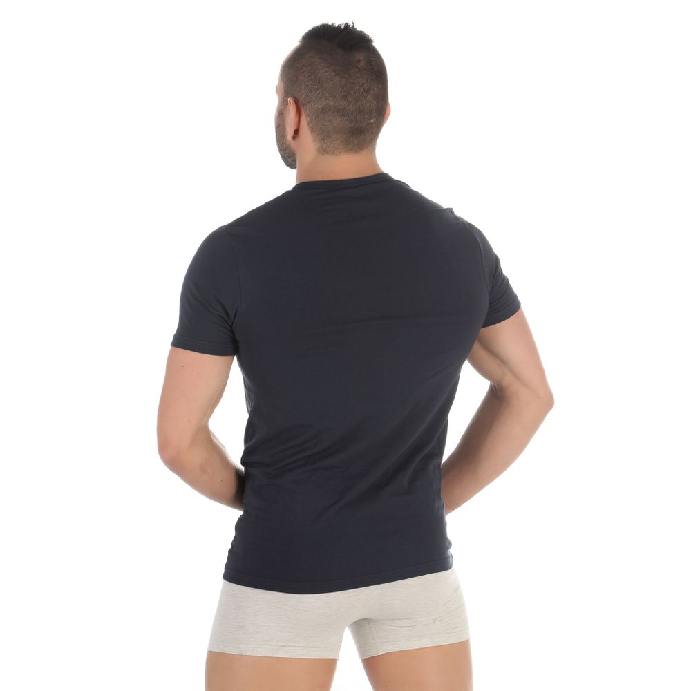 Набор мужских футболок 2в1 (серый, темно-синий) Emporio Armani 111267_CC717 13742