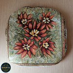 Набор чехлов на табурет из гобелена Оранжевое лето (33х33 см) - 2шт