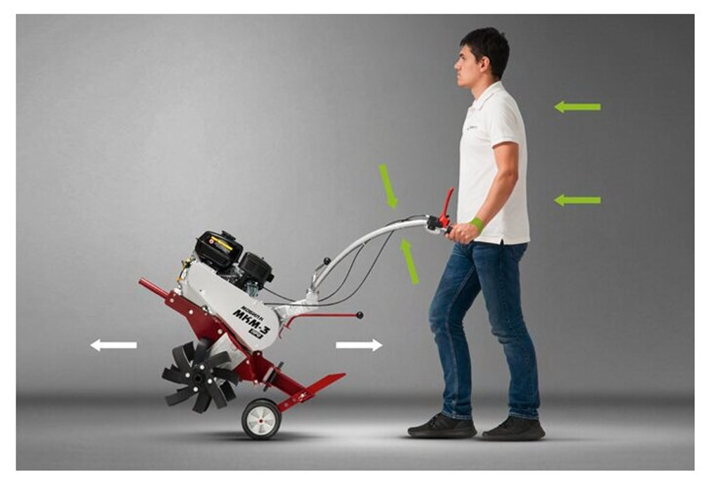 Мотоблок МОБИЛ К МКМ-3 ПРО дв. Briggs&Stratton CR950 6.5 л.с. фрезы 340 мм шир 730мм (MBK0018443)