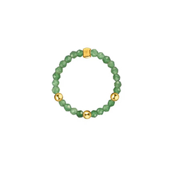 кольцо из зеленого агата