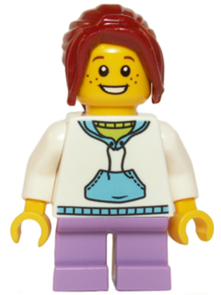 Минифигурка LEGO Twn209 Ребенок — девочка