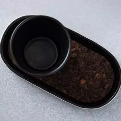 Подставка круглая 14х14см Costa Nova Notos коричневая