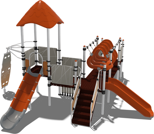 Детский городок «Корфу» (комплектация 2, паттерн Vector)