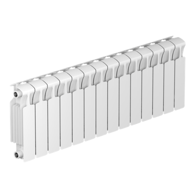 Радиатор биметаллический Rifar Monolit 300 14 секций боковое подключение