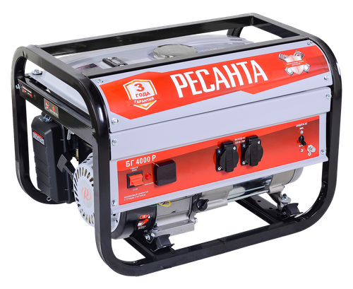 Электрогенератор Ресанта БГ 4000 Р - [3 кВт / 220V]