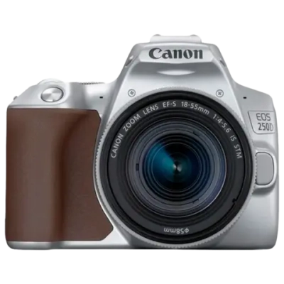 Зеркальный фотоаппарат Canon EOS 250D Kit EF-S 18-55mm f/4.0-5.6 IS STM Серебристый
