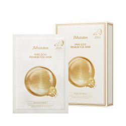 JM SOLUTION Восстанавливающая маска с коллоидным золотом Prime Gold Premium Foil Mask 35 мл.
