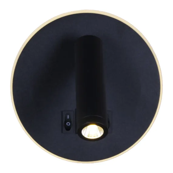 86203-9.2-001KT LED12W+USB BK светильник настенный