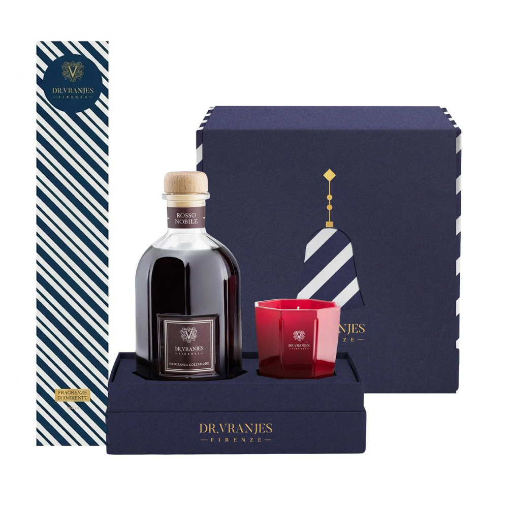 Rosso Nobile 250 ml и свеча 80 g - подарочное издание