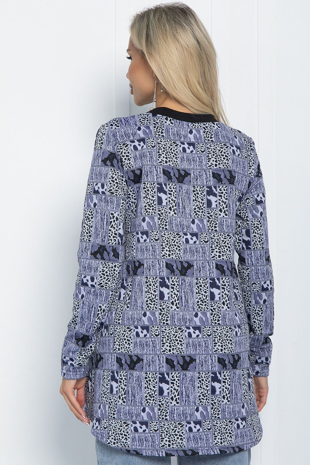 Блуза Фауна (синяя) Б11036 LT Collection