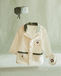 Игровой набор детский сюжетно-ролевой Zara Home, хлопок, белый, 4616/052