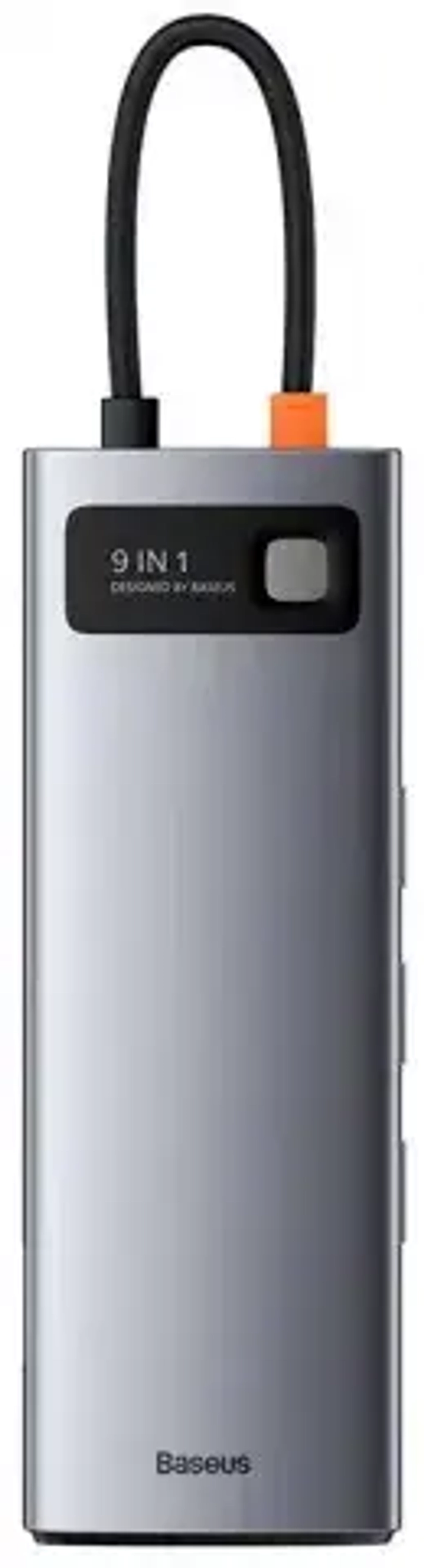 Адаптер Baseus Metal Gleam Series Multi-functional 9 в 1 Type-C HUB (Space Gray) (CAHUB-CU0G)