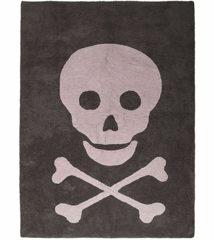 Ковер Lorena Canals Skull Dark Grey Pink (140 x 200 см)