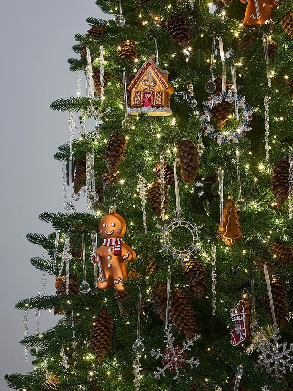 Набор ёлочных украшений Ginger celebration из коллекции New Year Essential, 4 шт.