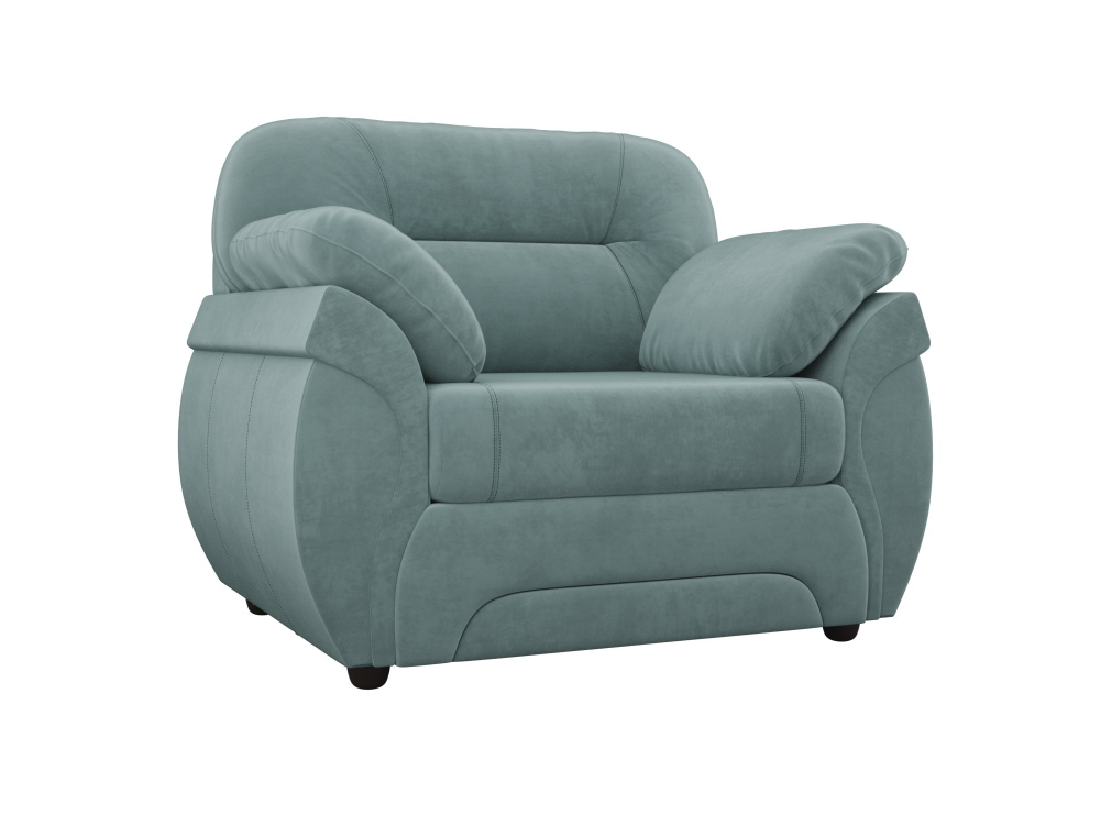 Кресло Бруклин, Бирюзовый, Велюр, 105710